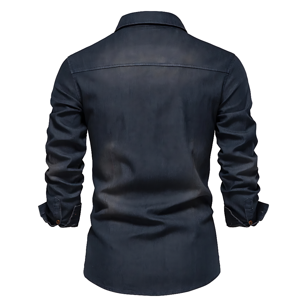 Aljur | Slim-Fit-Jeanshemd