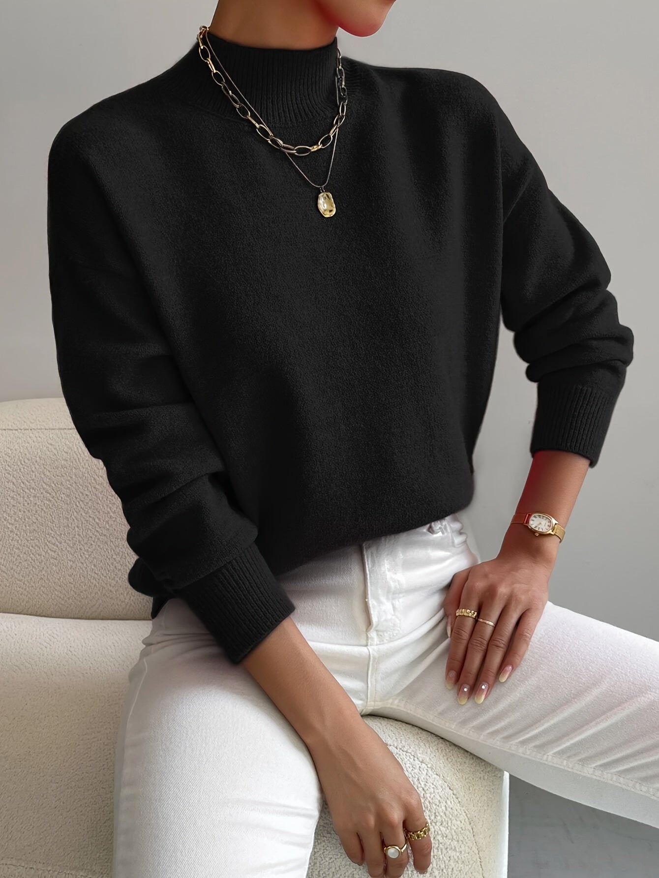 Kaylee™ | Zeitloser Rollkragenpullover mit elegantem Stil