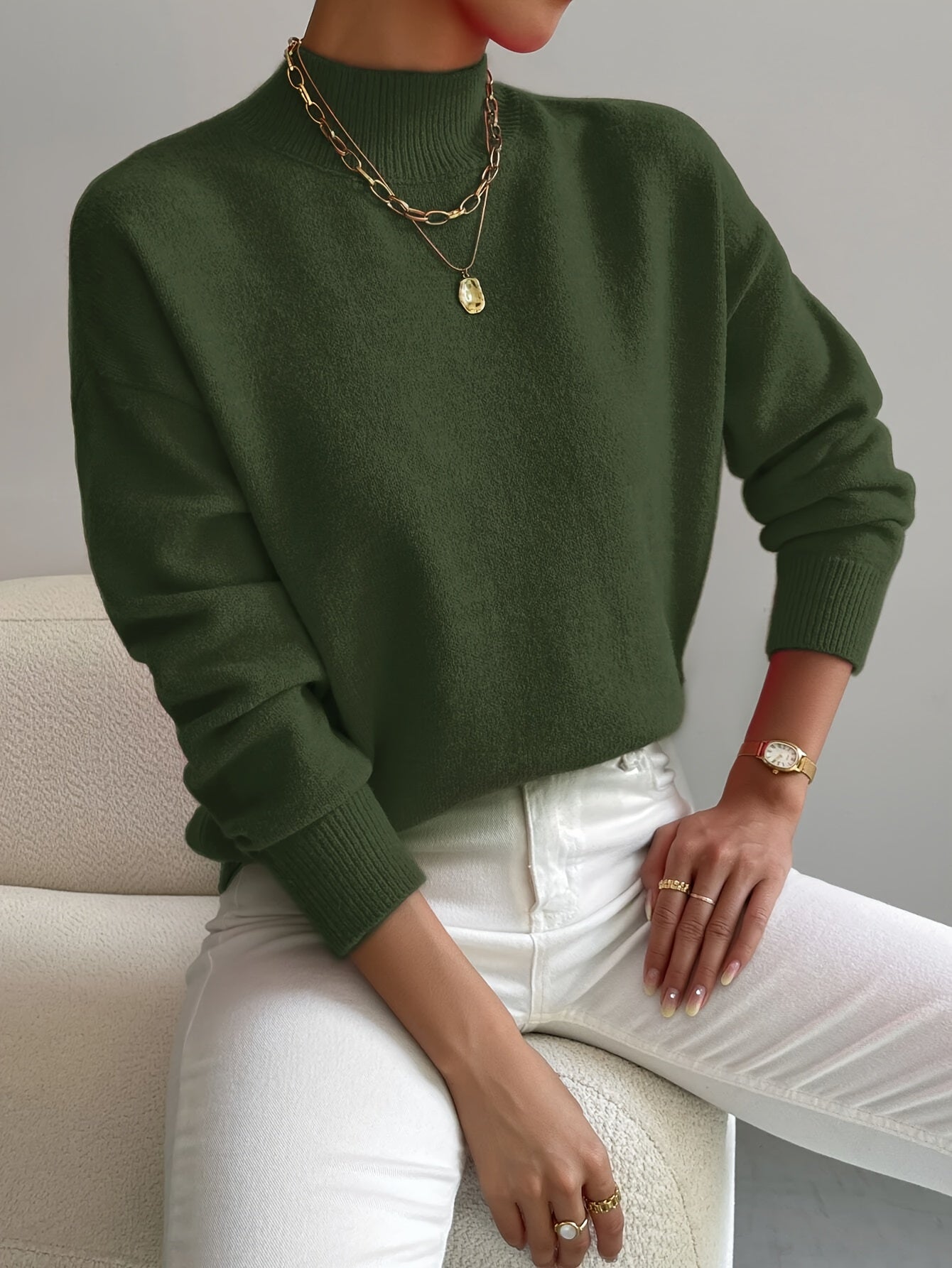 Kaylee™ | Zeitloser Rollkragenpullover mit elegantem Stil