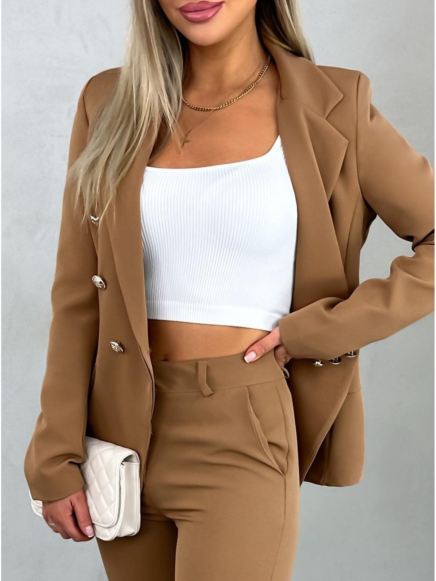 Amiyah | Damen-Slim-Anzug, klassisch & elegant