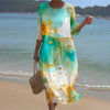 Krise | Feminines Kleid mit schickem Blumendruck