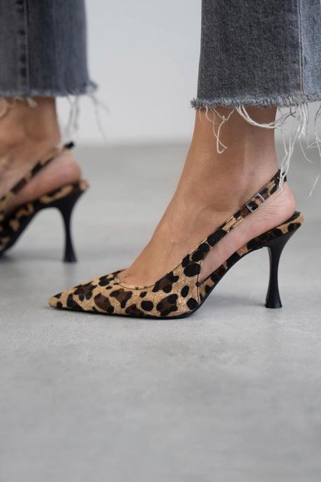 Alayna | Damen-Schuhe, spitz & mit Leopardenmuster