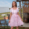 Oktoberfest-Dirndl-Set mit Spitzenschürze