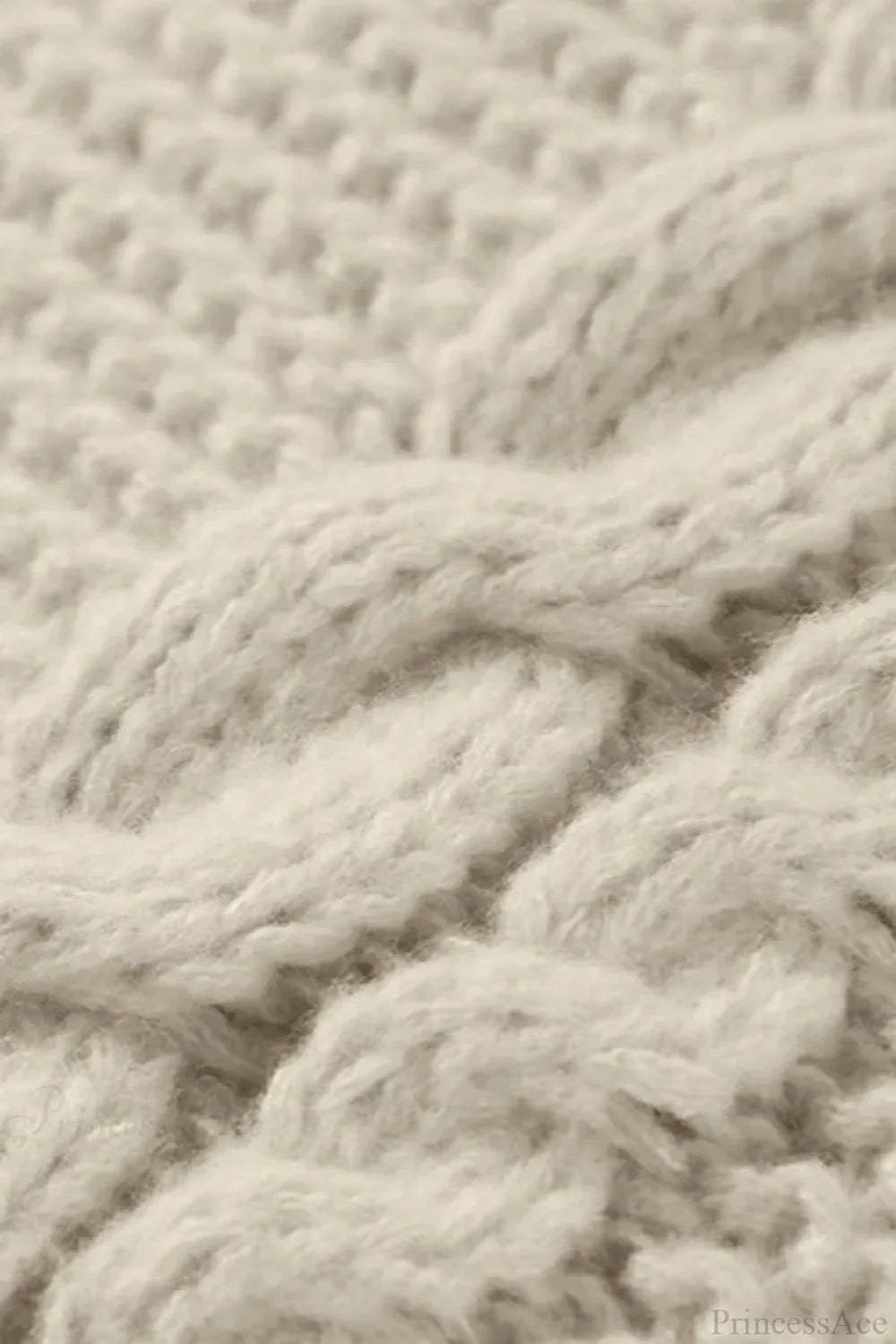 Maizha | Grobstrickpullover Mit Rundhalsausschnitt