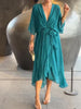 Monica | Zartes Kleid aus Chiffon mit V-Ausschnitt