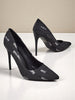 Ainara | modische Stiletto-Pumps im Denim-Chic
