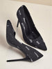 Ainara | modische Stiletto-Pumps im Denim-Chic