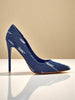Ainara | modische Stiletto-Pumps im Denim-Chic