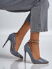 Ainara | modische Stiletto-Pumps im Denim-Chic