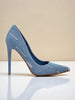Ainara | modische Stiletto-Pumps im Denim-Chic