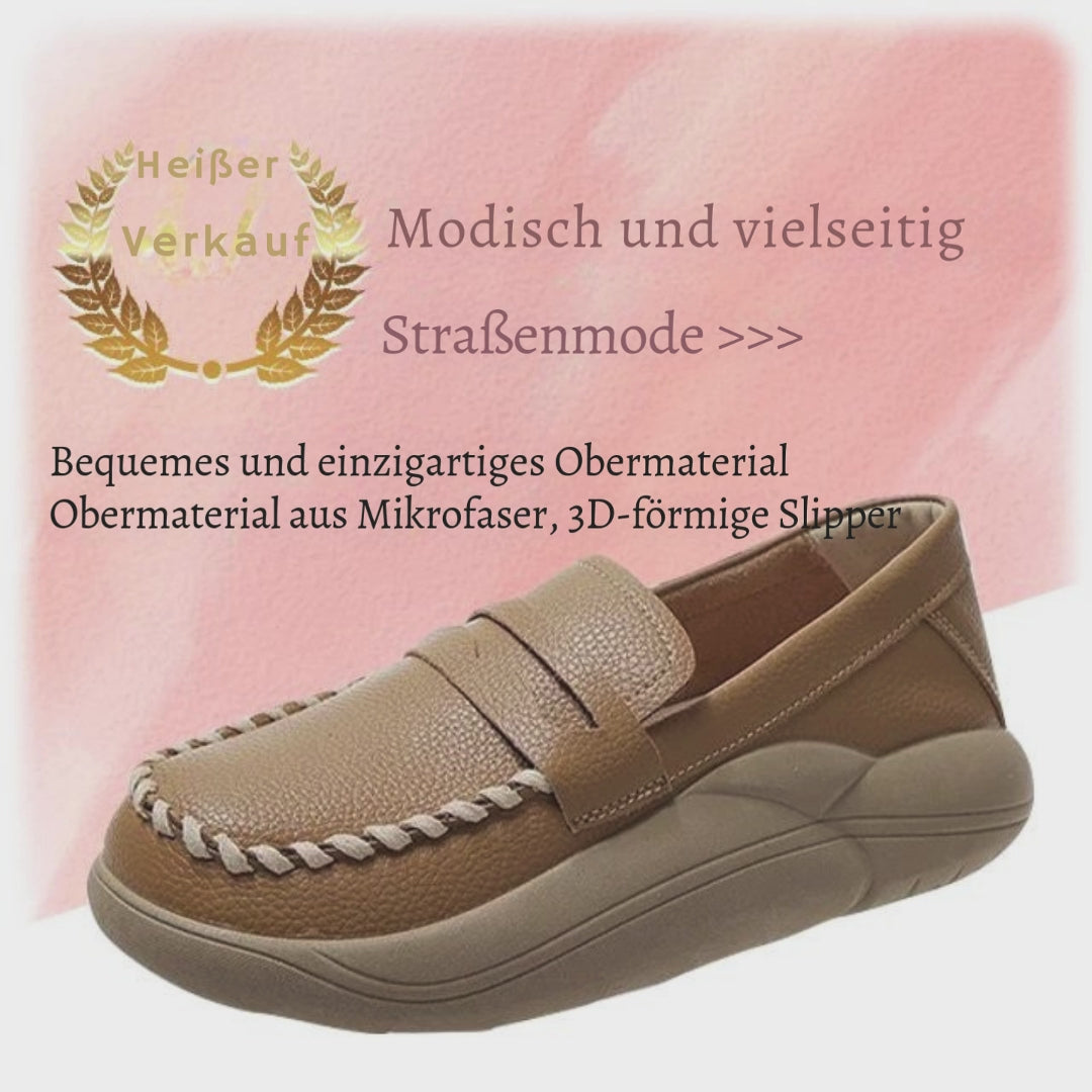 Siena | Bequeme Leder-Korrekturslipper