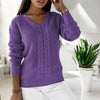 Freya™ | Skandi-Strickpullover - 2408-R - Lila / S