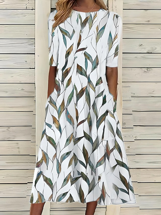 Hannah | modisches Midi-Kleid für den Sommer