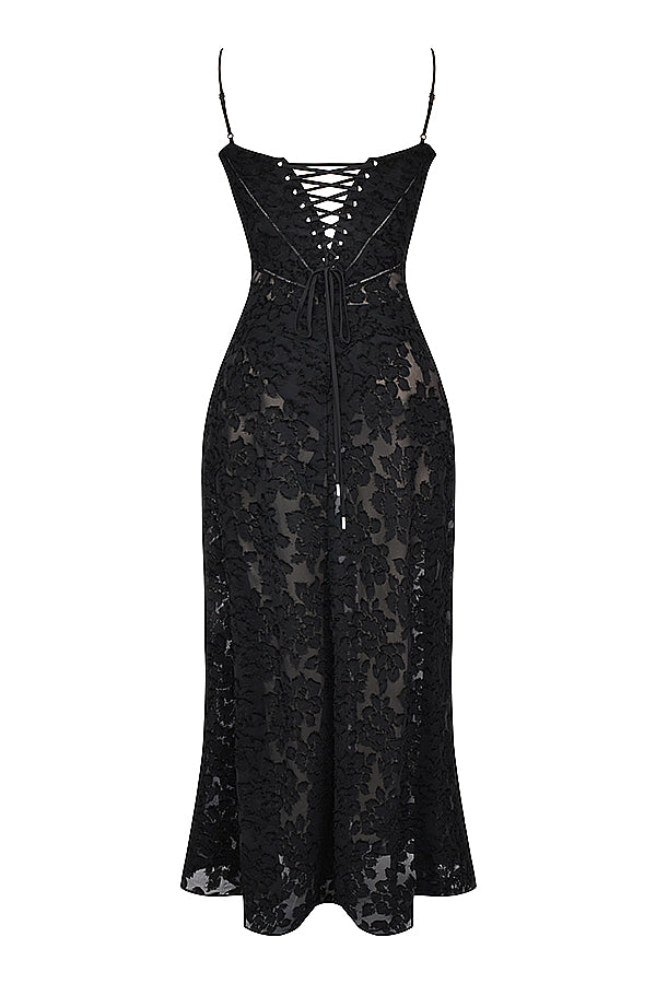 Sadie | Langes ärmelloses Kleid mit klassischem Design