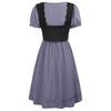 Renaissance-Style Oktoberfest Dress with Puff Sleeves
