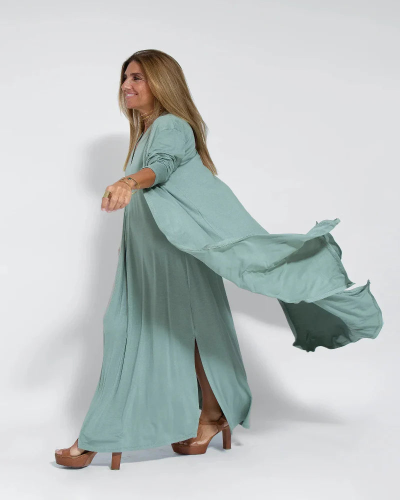 Yolly | Figurbetontes Kleid mit Weste