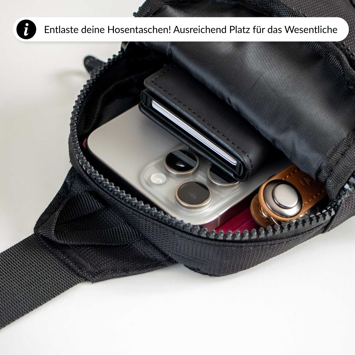 Jerimiah™ | Stylische Sling Bag für den Alltag