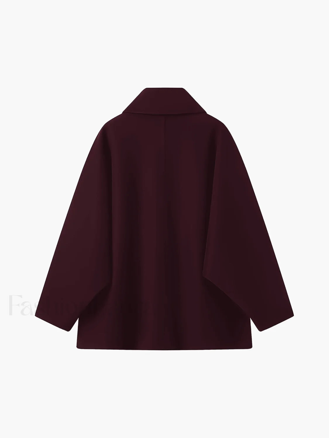 Celinna | Kurzer Übergröße-Mantel mit Struktur und Knöpfen