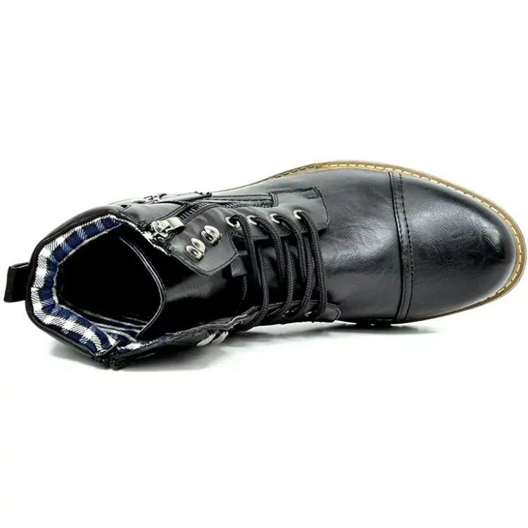 Jaxon | Braune Kampfstiefel für Männer