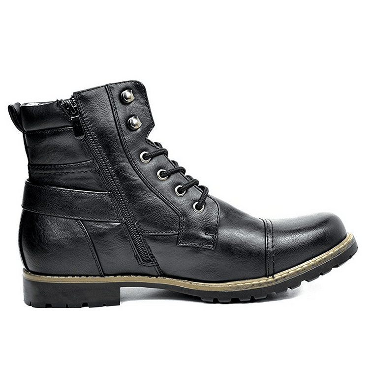 Jaxon | Braune Kampfstiefel für Männer