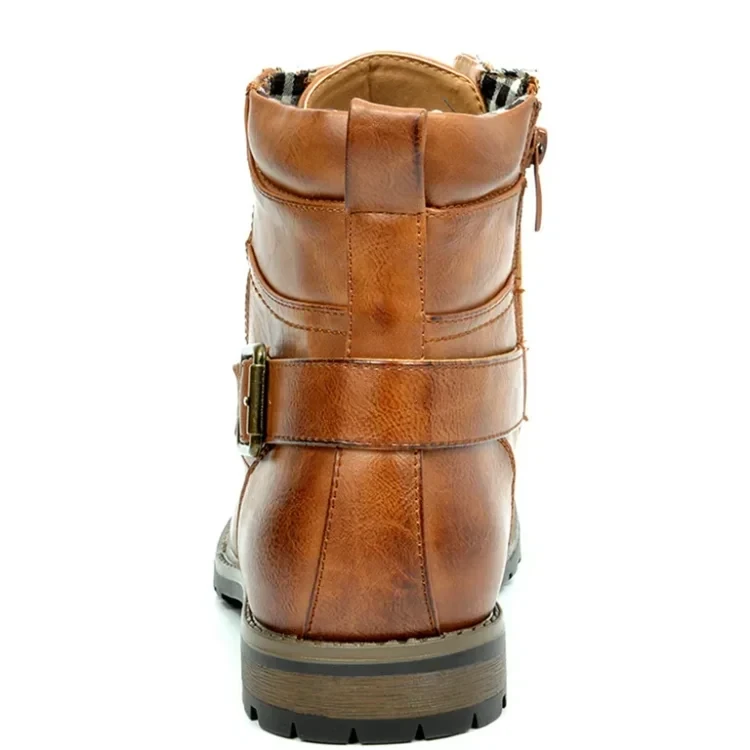 Jaxon | Braune Kampfstiefel für Männer
