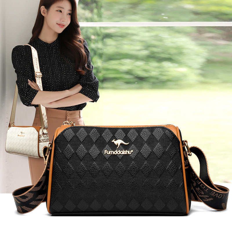 Ruby | Dreilagige Schultertasche mit viel Platz