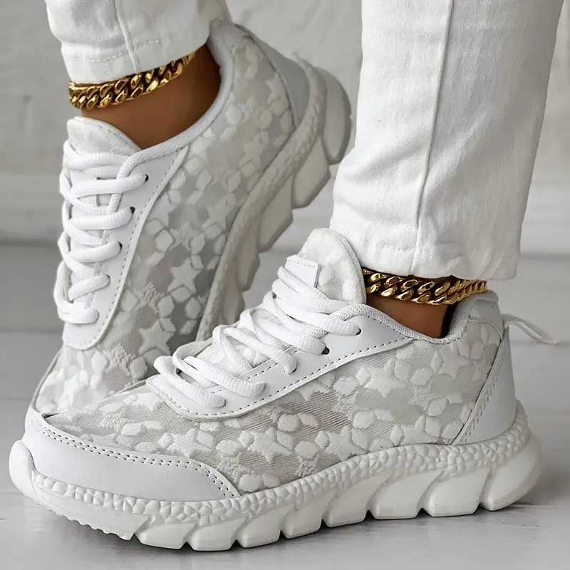 Brenda | Atmungsaktive Rundspitz-Sneaker
