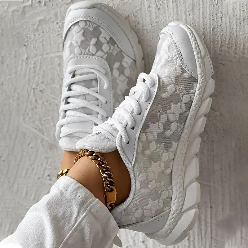 Brenda | Atmungsaktive Rundspitz-Sneaker