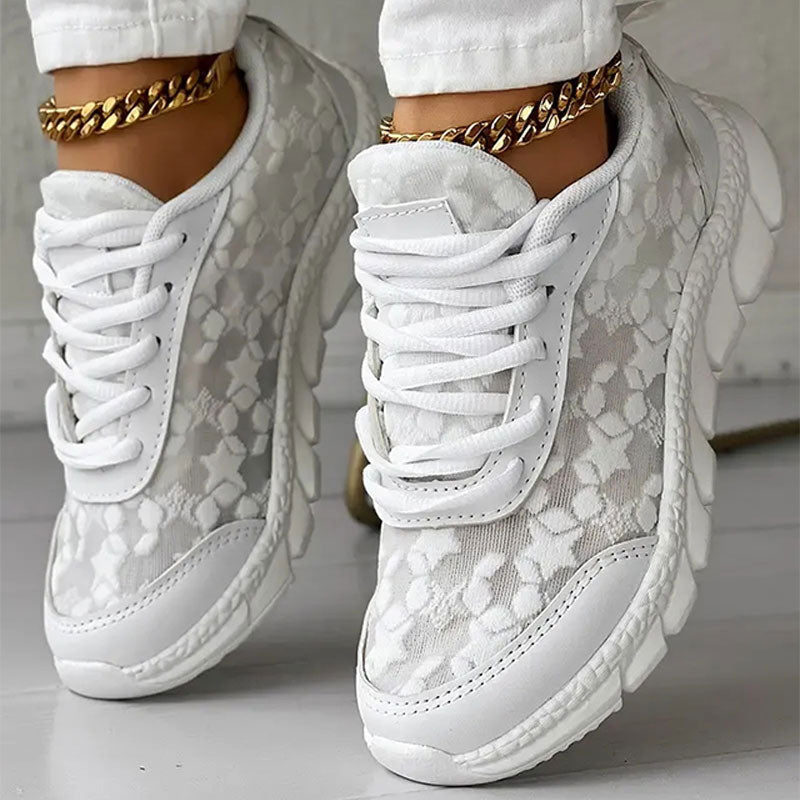 Brenda | Atmungsaktive Rundspitz-Sneaker