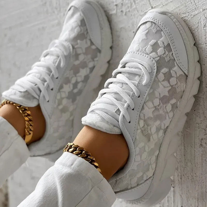 Brenda | Atmungsaktive Rundspitz-Sneaker