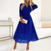 Seraphine | Feminines Chiffonkleid mit V-Ausschnitt