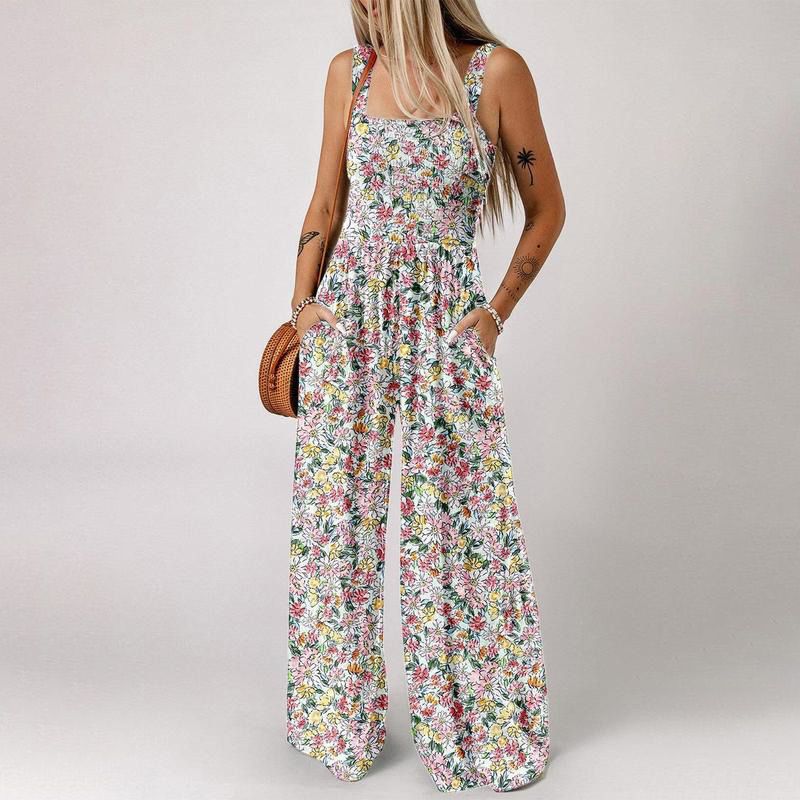 Deane | Klassischer geblümter Damen-Jumpsuit