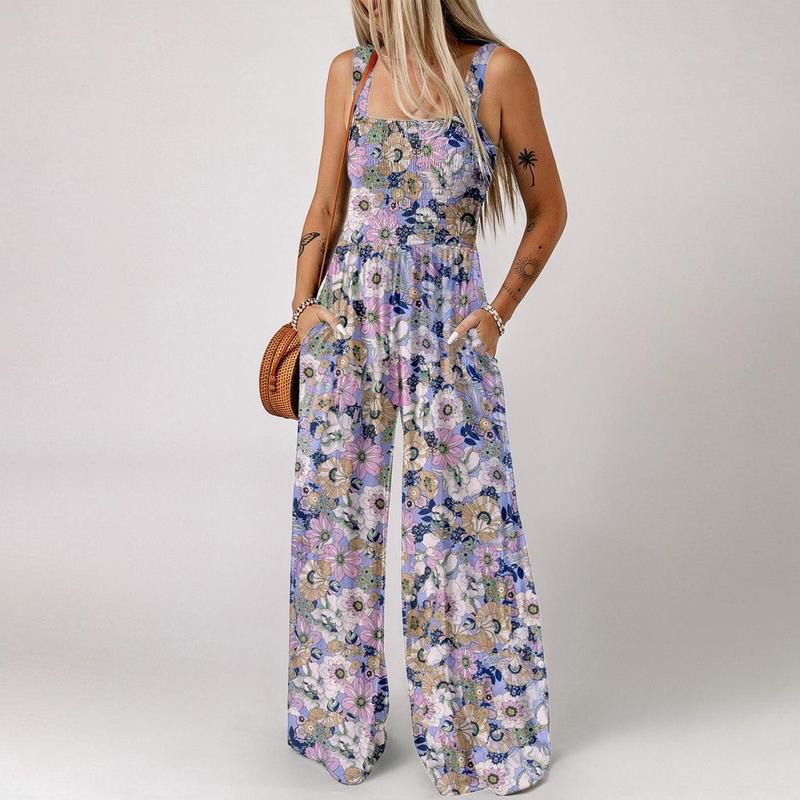 Deane | Klassischer geblümter Damen-Jumpsuit