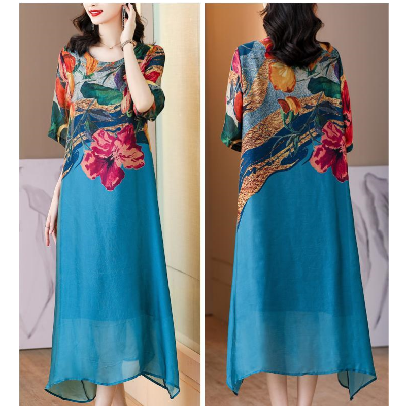 Judyanne | Zeitloses Blumenkleid für Plus-Size Damen