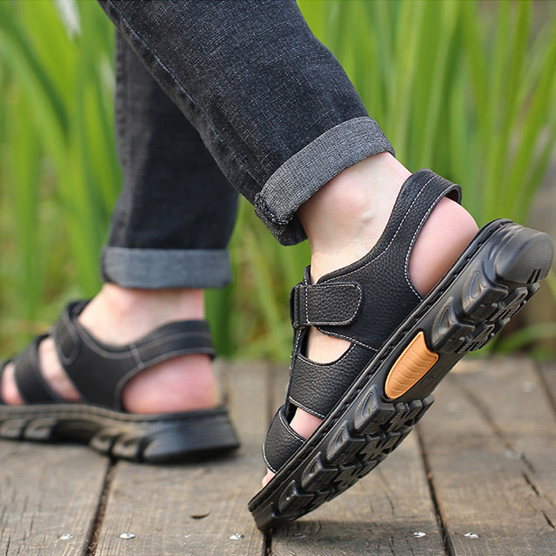 Peter | Bequeme Ledersandalen für den Sommer