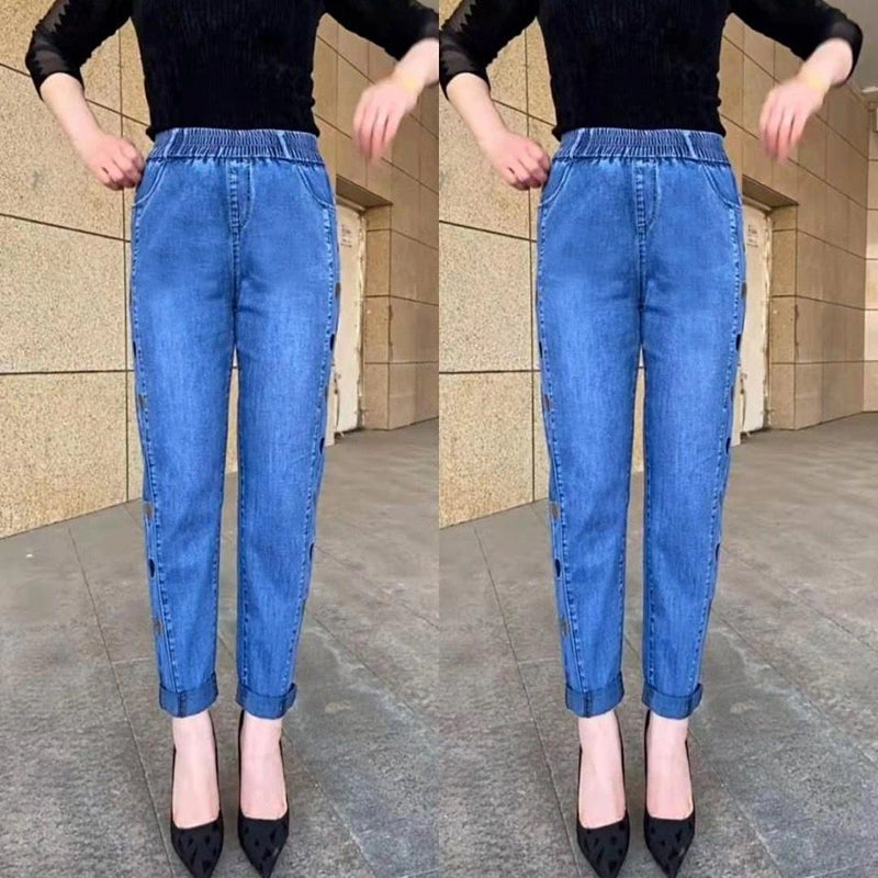Lisana | Elastische Herzstick-Jeans