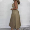 Emilia | Zeitloses ärmelloses Kleid in einfarbigem Look für Damen