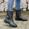 Yuhla | Orthopädische Rundzehen-Lederstiefel