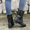 Yuhla | Orthopädische Rundzehen-Lederstiefel