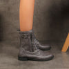 Yuhla | Orthopädische Rundzehen-Lederstiefel
