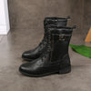 Yuhla | Orthopädische Rundzehen-Lederstiefel