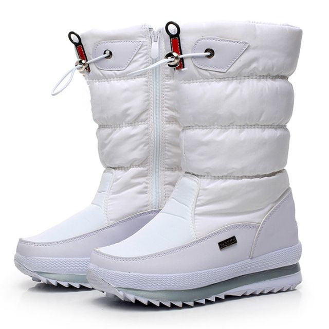 Stefi™ | Rutschfeste und wasserdichte Kunstfell-Schneestiefel