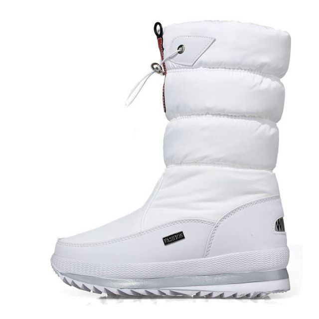 Stefi™ | Rutschfeste und wasserdichte Kunstfell-Schneestiefel