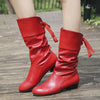 Denise | Stylische Schnürstiefel mit Blockabsatz