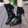 Denise | Stylische Schnürstiefel mit Blockabsatz