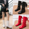 Denise | Stylische Schnürstiefel mit Blockabsatz