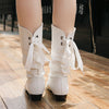 Denise | Stylische Schnürstiefel mit Blockabsatz
