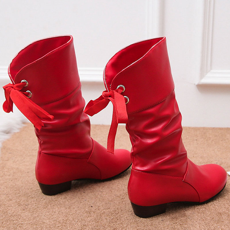 Denise | Stylische Schnürstiefel mit Blockabsatz