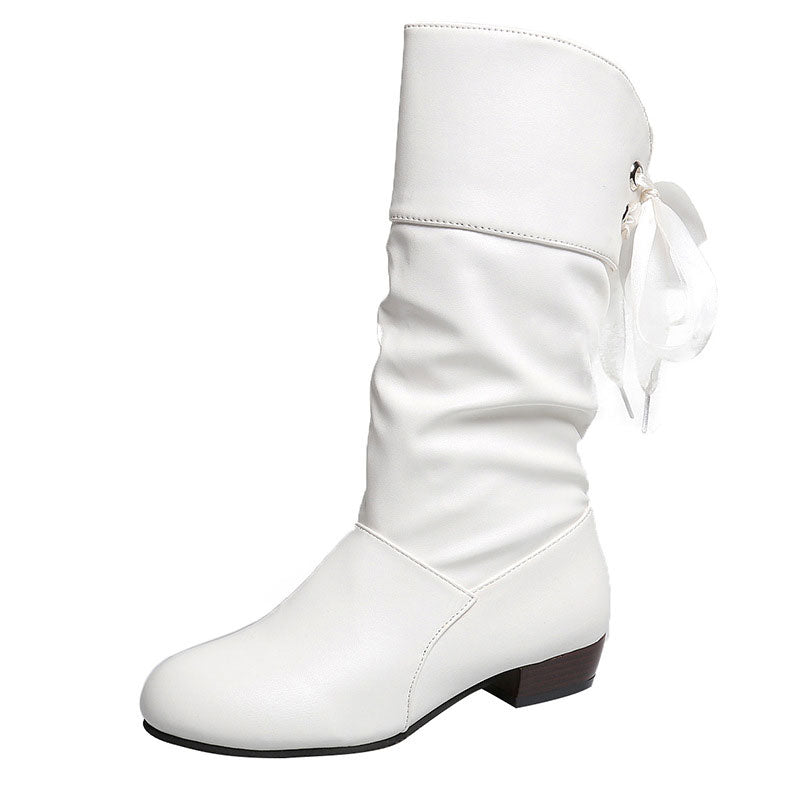 Denise | Stylische Schnürstiefel mit Blockabsatz