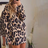 Masha | Stylisches Minikleid mit Leo-Print